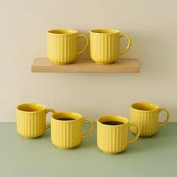 maya creation Pack of 6 Ceramic Home & Office Use, Every Occasion image 4