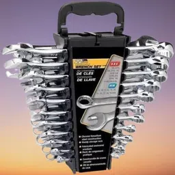 12 PC Wrench Set 0F1 12 PC Wrench Set 0F1 Double Sided Combination Wrench-picture-48