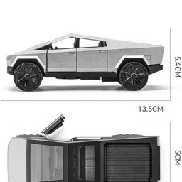 crezor toys 1:36 Scale Diecast Model Car Alloy Toys Tesla pickup truck Model Pull-back Toy image 4