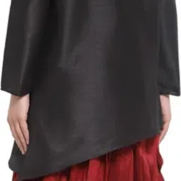 haroon Men Art Silk Kurta Dhoti Set image 2