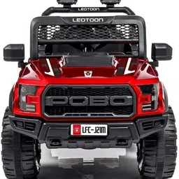 RED 4 Motors 4x4 (1-8Yrs) Battery ride on Jeep Battery Operated Ride On-image-21