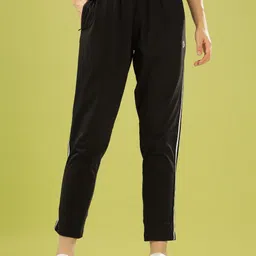 dollar Women Solid Black Track Pants-picture-13