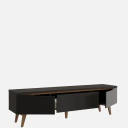 madesa Reims TV Console In Black Finish image 5