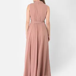 eavan Women Maxi Beige Full Length Dress image 5