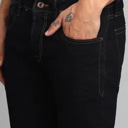 killer Men Slim Mid Rise Dark Blue Jeans image 5