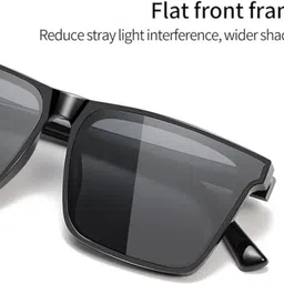 shade house UV Protection Retro Square Sunglasses (54) image 3