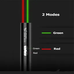 Kidoca 2 in 1 Laser Torch Powerful Green and Red Pointer Pen High Power Super Bright image 3