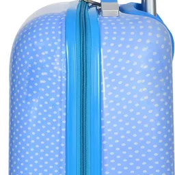 d paradise Small Cabin Suitcase (32 cm) 4 Wheels - Kids 17 Inch cute guitar boy Cartoon Print Trolley Bag Suitcase for Girls& Boy - Blue image 2