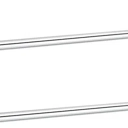 Steel 24inch Wall Mounted Towel Rod (Pack of 2) 17.3228 inch 2 Bar Towel Rod-image-4