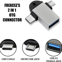 CROSSVOLT USB Type C, Micro USB OTG Adapter image 4