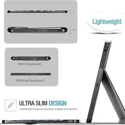 Proelite Keyboard case cover for Galaxy Tab A9 Plus 11 inch with S Pen Holder Bluetooth Standard Tablet Keyboard Compatible with Tablet image 2