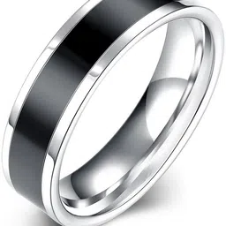 yellow chimes Stainless Steel Titanium Plated Ring image 2