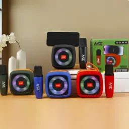 Ziddjeet X271 (PORTABLE BLUETOOTH SPEAKER) Dynamic Thunder Sound Wireless Mic RGB Light 5 W Bluetooth Speaker image 5