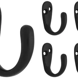 sureify Aluminium Alloys Single J Hook Cloth Hanger Bathroom Wall Door Hooks Hook 1-picture-26