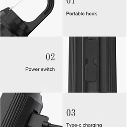 repish ™Type -C T01 Hanging Camping Lantern, Hanging Lamp Hiking, Emergency, Camping, LED Lantern image 4