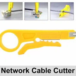hybite Steel 3-in-1 Modular Crimping Tool, LAN with Cable Cutter RJ45/RJ11 Networking Lan Cable Cutter 3 In 1 Modular Crimping Tool Manual Crimper image 3