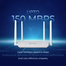 HI-FOCUS LTE 4G ROUTER/ Support 5G Sim/ Upto 150 MBPS Speed/ Long Range coverage 4G Router 2.4 GHz 150 Mbps Wifi Speed Single Band External Antenna Ethernet (Cable Broadband), Access Point Mode image 3