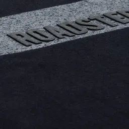 roadster Men Printed Round Neck Cotton Blend Black T-Shirt image 3