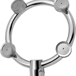 SHAKTIQ 4 Heads Agricultural Sprayer Pump Ring Nozzle Female Thread Hose Nozzles 0 L Hose-end Sprayer-image-0