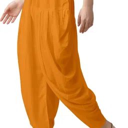 mehrang Solid Rayon Women Harem Pants image 3