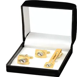 shopglobal Metal Cufflink & Tie Pin Set-picture-15