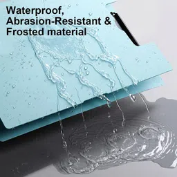 jiyancreation A4 Size Waterproof Sid Open Flip Writing Pad For Student-Office-Hospital image 4