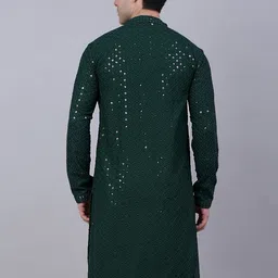 almora Men Cotton Rayon Kurta Pyjama Set image 2