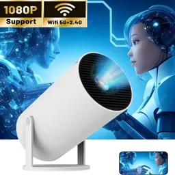 CLAIRBELL Smart Projector for Home 4K Support Rotabable Design withApp Netflix,YouTubeP481 (4500 lm / 1 Speaker / Wireless / Remote Controller) Portable Projector-image-13