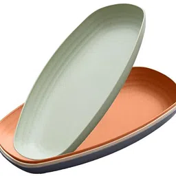 keshuenterprise Salad Serving Plate (pack of 4, random) Tray-picture-27