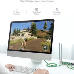 iVoltaa LAN Cable 10 m Metal Braided, Mylar Foiled CAT 6A 10 Mtr Patch LAN Cable image 5