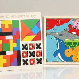 vhd Wooden Brain Game Combo | Logic & Sea Animal Puzzles DD40-picture-14