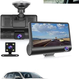 maties 1080P 4 inches LCD car Dash Cam for car security Reverse Assist Camera System Black LCD-picture-22