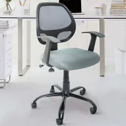 cellbell Tyto Breathable Mesh Ergonomic Chair in Grey Colour image 1