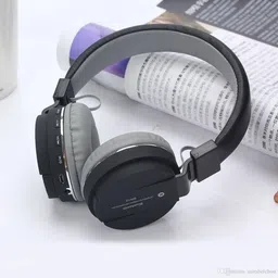 techel Sh12 Bluetooth Headphone with Memory Card Slot OOO11 Bluetooth without Mic Headset-picture-28