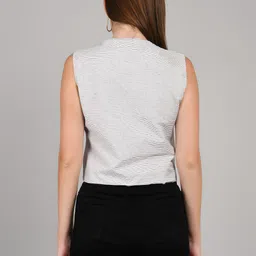 perfect productions Striped Women Waistcoat image 3