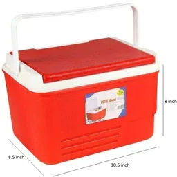 randal 6 L Plastic Multipurpose Use Insulated Chille Ice Box _ ( 6 L - Red ) Ice Bucket image 2