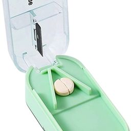 h&m store Portable Tablet Cutter with Stainless Steel Blade and Storage Compartment, Manual Pill cutter & Organizer in One Pill Splitter For Travel (Pack of 1) Pill Cutter/Splitter-picture-10