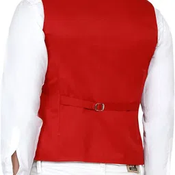 jihuzur Solid Men Waistcoat image 5