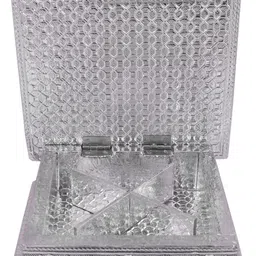 techzage Spice Set Wooden, Silver Plated image 2