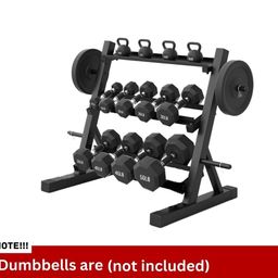 iris 150 kg Multi-functional Dumbbell and Weight Plate Rack Home Gym Combo-picture-47
