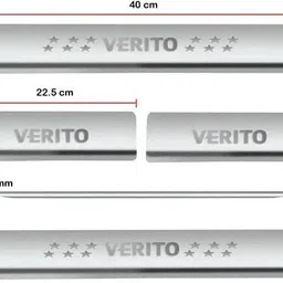 carxtreme Mahindra Verito Foot Step Compatible For All Cars And Models (4 Pcs) Door Sill Plate image 2