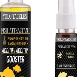 wish hunt Fishing Pineapple Attractant 100ml, Vanilla 25ml Spray Bait, Popup Enhancer Scent Fish Bait-picture-24