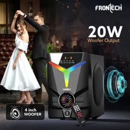 Frontech 4.1 Channel Multimedia Speaker| USB | AUX | FM Radio | 60 W Bluetooth Home Theatre image 4