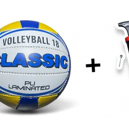 dss CLASSIC SUPER SOFT LIGHT WEIGHT VOLLEYBALL WITH PUMP Volleyball - Size: 4-picture-26