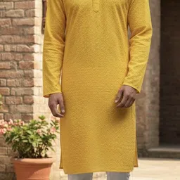 lmr Men Self Design Cotton Silk Straight Kurta-picture-19
