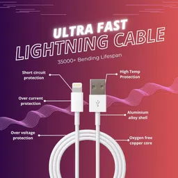AppIeUSB To Lightning Cable 1 m (1M) image 5