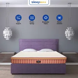 sleepmax Grandeur Dual 6 Inch Pocketed Spring Mattress In King Size (With 2 Free Pillows) image 4