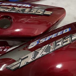 a.a.i Rx135 5Speed Battery Side Panel Set with Monogram Chrome Kit (Wine Red) Bike Fairing Kit-picture-16