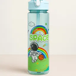 ogaura Kawaii Astronaut Design Sipper Bottle | BPA Free Bottle for Boys & Girls 800 ml Water Bottle image 1