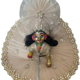 Laddu gopal ji/kanha ji Pagdi and Poshak size no.4 Dress-image-71